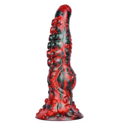 MONSTERED Gode Fantasy GAKARIX 20 x 5.5cm Noir et Rouge
